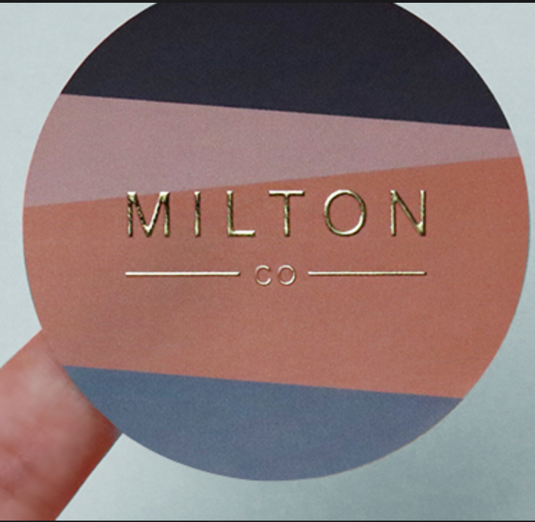 Gold Foil Stickers