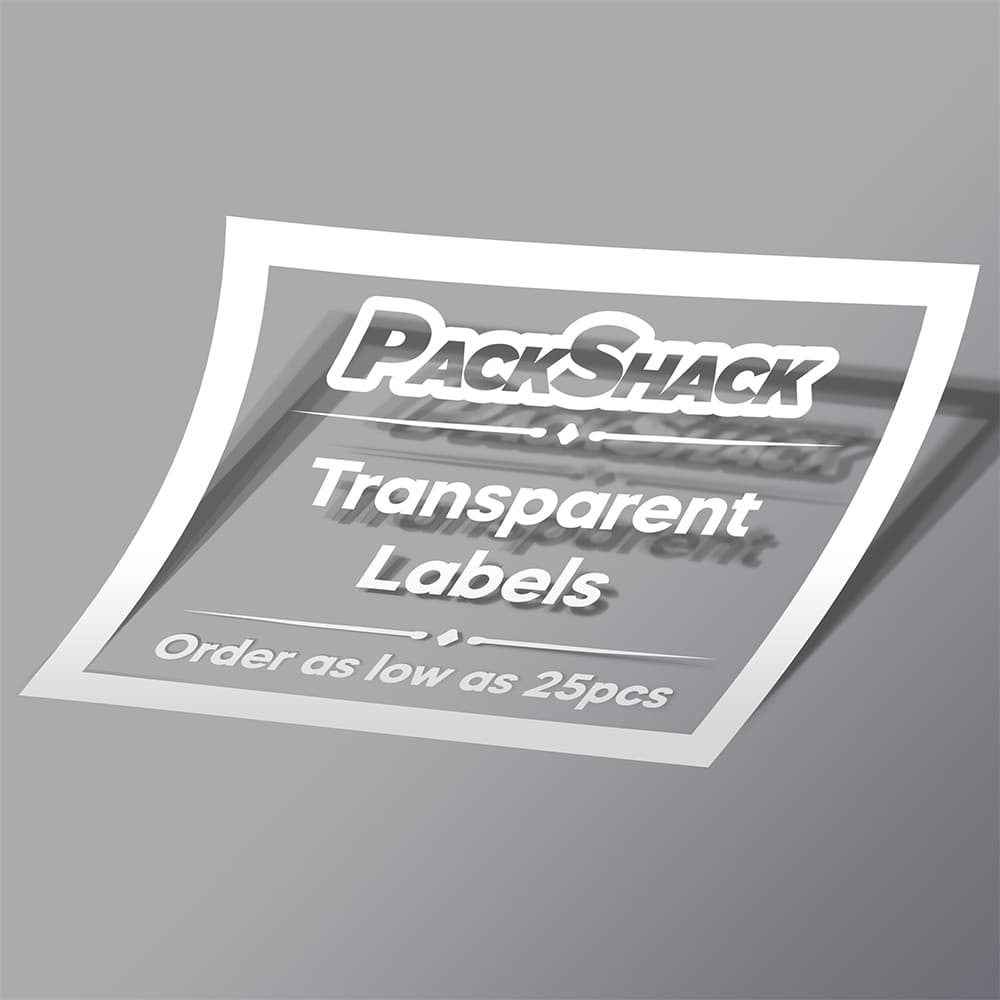White-Ink Transparent Stickers