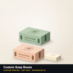 Custom printed soap boxes by PackShack
