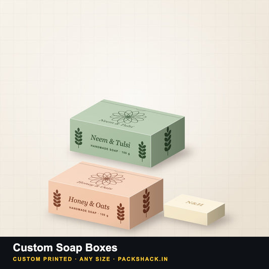 Custom printed soap boxes by PackShack