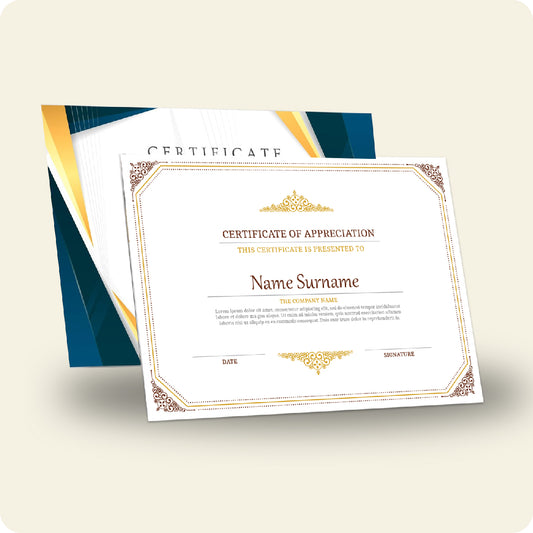 Certificates