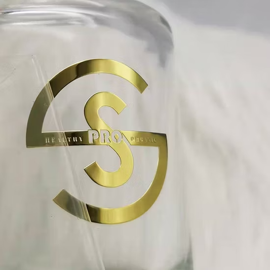 Golden Metal Stickers