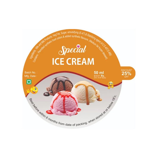 Ice Cream Cup Lid