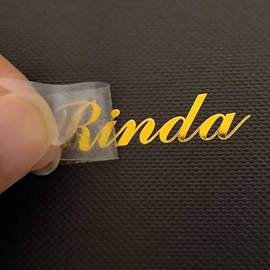 Luxury Metal Stickers